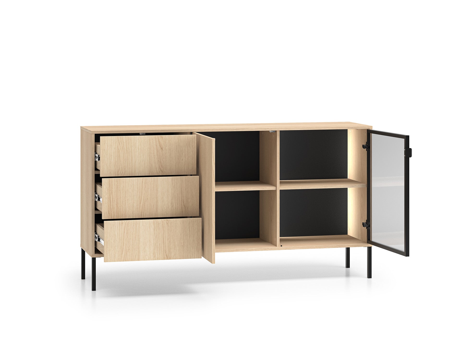 Komoda Barnee 160 Dąb Lindberg