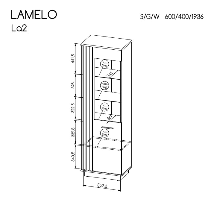 Witryna Lamelo 60