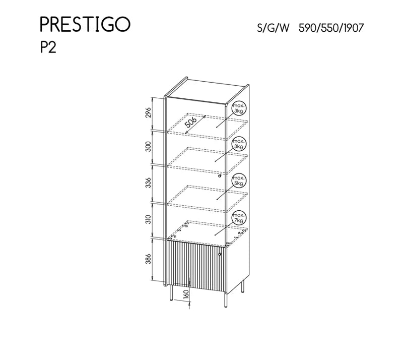 Szafa Prestigo 60