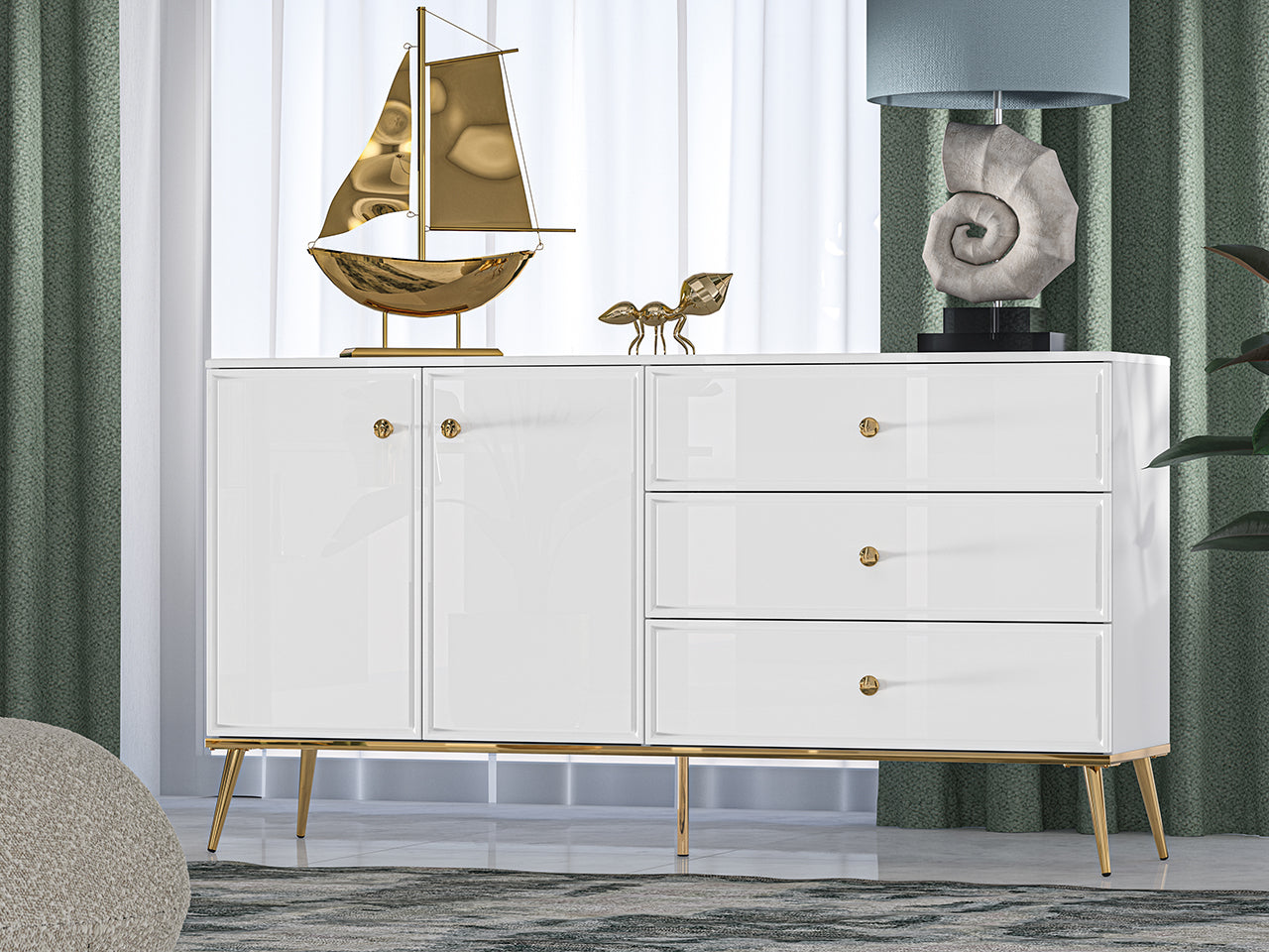 Komoda Goldin 160